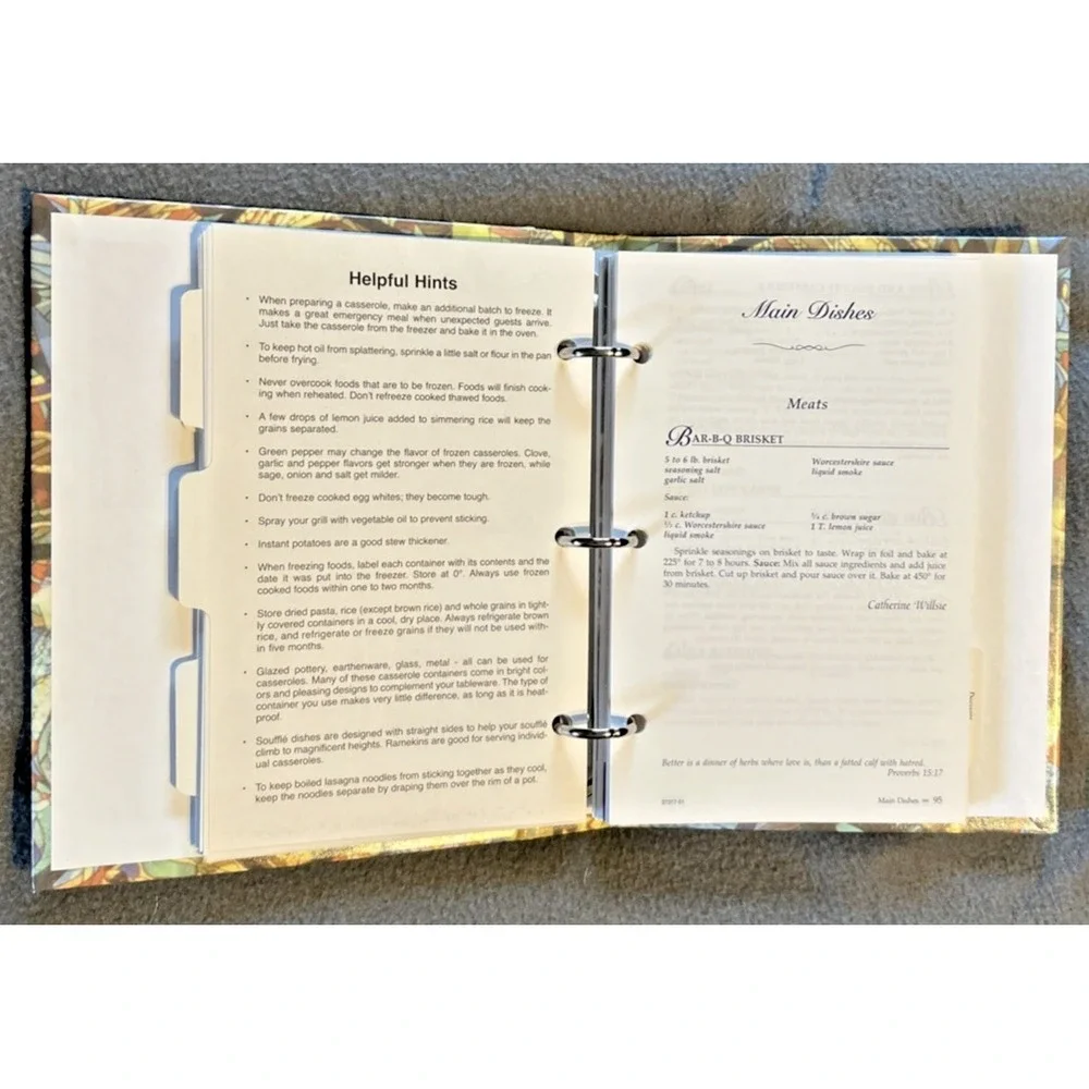 Lot Of 6 Spiral‎ Bound Cookbooks Church, Family And Community